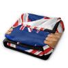 Hand Tear Flag of New Zealand Throw Blanket for Men Women Couch Bed Sofa Throw Blanket 60"x50" Blankets view 2