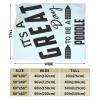 It's A Great Day to Be A Poodle Throw Blanket for Men Women Couch Bed Sofa Throw Blanket 50"x40" Blankets view 3
