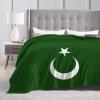 Bosnian Muslim Flag Throw Blanket for Men Women Couch Bed Sofa Throw Blanket 50"x40" Blankets view 4