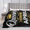 Queens are Born in April Throw Blanket for Men Women Couch Bed Sofa Throw Blanket 60"x50" Blankets view 4