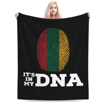 BASTU Lithuania It's in My DNA Throw Blanket for Men Women Couch Bed Sofa Throw Blanket 60""x50"" Blankets, Black