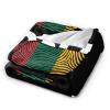 BASTU Lithuania It's in My DNA Throw Blanket for Men Women Couch Bed Sofa Throw Blanket 60""x50"" Blankets, Black view 2