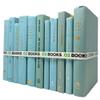 OCTORM Decorative Hardcover Books, Sky Blue, 1 Foot, Bookshelf Decor Set view 1