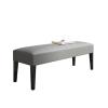 SABALON Foot Stools Ottoman Shoe Bench Bed End Bench Bedroom Entrance Try On Shoe Bench Long Bench Footstep Door Bench Shoe Changing Stool(Color:A) view 1