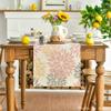 Artoid Mode Pink Stripes Home Sweet Home Boho Dish Towels 18 x26 Inch 4 pcs and Table Runner 13x72 Inch view 2