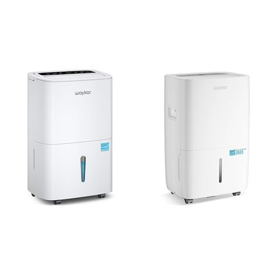 Waykar 150 Pint and 80 Pint Dehumidifiers Bundle for Large Rooms and Homes