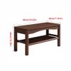 SABALON Foot Stools Ottoman Shoe Bench Solid Wood Shoe Changing Bench Household Door Shoe Rack Can Sit On The Shoe Bench to Enter The Door Shoe Cabinet Shoe Changing Stool(Color:A) view 2
