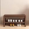 SABALON Foot Stools Ottoman Shoe Bench Solid Wood Shoe Changing Bench Household Door Shoe Rack Can Sit On The Shoe Bench to Enter The Door Shoe Cabinet Shoe Changing Stool(Color:A) view 3