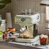 HomeLoft Basics unique automatic espresso & cappuccino machine with milk frother, Beige view 3