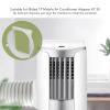 flexman Air Conditioner Exhaust Duct Interface, Portable Hose Connector Coupler, Square Exhaust Duct Interface for 1P KY35 Mobile Air Conditioning view 2