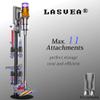 Lasvea Vacuum Stand Compatible with V7 V8 V9 V10 V11 V15 Gen5(Max.11 Accessories),Metal Storage-Bracket-Holder-Stand-Organizer Easy-Access Storage docking station view 2