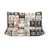 MSSHUKYTT Modern Cartoon Japan Sushi Duvet Cover Set Twin Size,Abstract Japanese Anime Traditional Food Sushi Theme Bedding Sets 3 Pieces(1 Duvet Cover+2 Pillow Sham) view 3