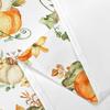 Grtuspr Fall Pumpkin Shower Curtain, Autumn Thanksgiving Harvest Pumpkins Curtains for Bathroom Rustic Wooden Board Rustic Waterproof Fabric Bathroom Curtain Home Accessories with Hooks view 4