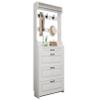 ANram Shoe Cabinet with 3 Flip Drawers, Freestanding Storage Coat Racks for Entryway Hidden Narrow Shoe Organizers Perfect for Heels, Boots, Slippers view 1