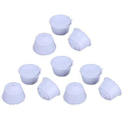 BWANGIAO Coffee Filter Basket Dripper Reusable Capsulas Refillable Coffee for Shell 12 Colors for Coffee Machin Coffee Filters, White