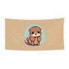 cute otter print Event background banner hanging flag 70" x 35 Inch Indoor Outdoor Party Decoration view 1