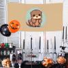 cute otter print Event background banner hanging flag 70" x 35 Inch Indoor Outdoor Party Decoration view 2