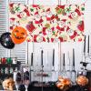 Christmas Cartoon Santa Claus print Event background banner hanging flag 70" x 35 Inch Indoor Outdoor Party Decoration view 2