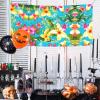 summer style hawaiian print Event background banner hanging flag 70" x 35 Inch Indoor Outdoor Party Decoration view 2