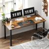 Need 54.3 Inch Large Computer Desk, Modern Simple Style Desk for Home Office, Basic Writing Table for Study Student, Vintage view 2