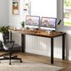 Need 54.3 Inch Large Computer Desk, Modern Simple Style Desk for Home Office, Basic Writing Table for Study Student, Vintage view 4