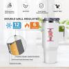 AiHeart Personalized Gifts for Women,Birthday Gift for Sister,Wife,Best Friend,Monogrammed Customized Gifts,Travel Tumbler,Iced Coffee Tumbler,for Christmas,Halloween-I view 2