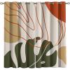 Abstract Floral Art Background Curtains for Bedroom, Bohemian Color Block Art 3D Printed Drapes, Grommet Thermal Insulated Window Treatments, for Living Room Kitchen Hotel (31.5"W x 63"L ) x 2 view 3