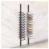 zktoermn 2pcs Wall Display Tile Holder, Floor Tile Display Stand, Metal Sample Organiser Holder, for Ceramic Tiles/Marble Floors/Wooden Doors/Window Sills(Black,2.2m(7.2ft)) view 1