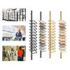 zktoermn 2pcs Wall Display Tile Holder, Floor Tile Display Stand, Metal Sample Organiser Holder, for Ceramic Tiles/Marble Floors/Wooden Doors/Window Sills(Black,2.2m(7.2ft)) view 2