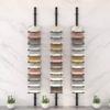 zktoermn 2pcs Wall Display Tile Holder, Floor Tile Display Stand, Metal Sample Organiser Holder, for Ceramic Tiles/Marble Floors/Wooden Doors/Window Sills(Black,2.2m(7.2ft)) view 3