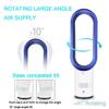 16in Bladeless Fan Tower FA Floor Standing Fans with Remote Table Cooling Fan Low Noise 90Oscillation for Bedroom Whole Room Home Office(Blue) view 4