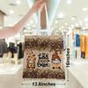Cute Gnome Beach Tote Bag - Reusable Grocery Bags for Women, Mom, Daughter - Funny Gifts for Camping, Picnic, Christmas, Birthday view 2