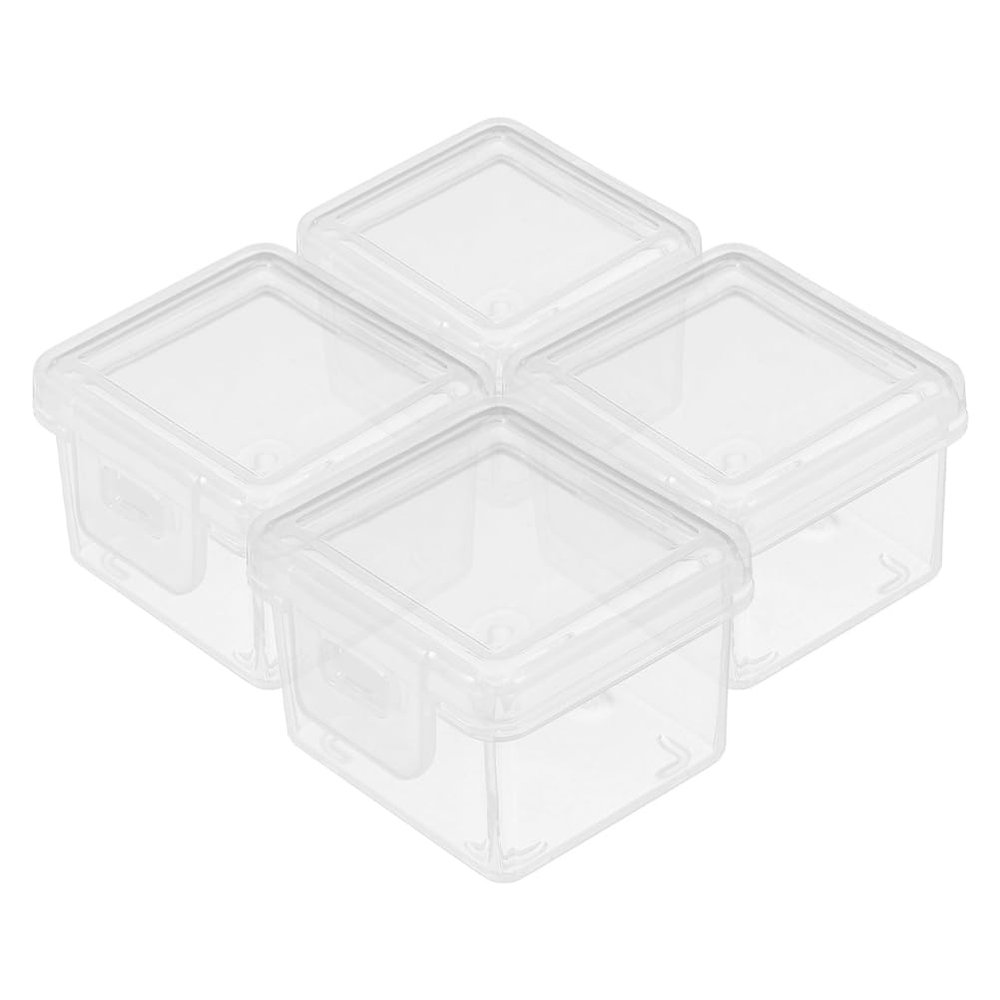 Amosfun Cheese Slice Storage Box Airtight Plastic Container for Refrigerator Butter and Cheese Preservation Compact Food Storage Solution