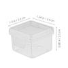 Amosfun Cheese Slice Storage Box Airtight Plastic Container for Refrigerator Butter and Cheese Preservation Compact Food Storage Solution view 2