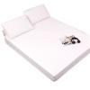 KECAPTY Deep Pockets Easy Fit,Kids Bedroom Solid Color Brushed Waterproof Bed Sheet, Elderly Children's Room Urine-Proof Mattress Topper,Blue,Queen 60X80+18in view 2