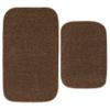 Garland Rug Gramercy Washable Bath Rug  Soft, Plush, Absorbent, Quick-Dry, Durable, 2 Piece Rug Set (17"x24" and 20"x34"), Cinnamon view 1