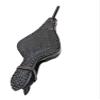 Vintage Moroccan Leather Bellows, Handmade, Approx. 42 x 13 x 19 cm / 17x7", Metal, Leather, Embossed Details view 3