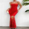 Udeniy Womens Trendy Summer Dresses Short Sleeve V Neck Boho Maxi Dress Flowy Lace Dress Floral Cocktail Dress with Belt view 3