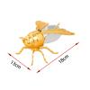 Qianly Bee Shaped Honey Jar Condiment Pot Canister Creative Ornament Modern Container Sugar Pots for Dinner Home Housewarming Gift, 18cmx13cmx10cm view 2