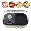 HomeLoft Basics DualUse Electric Hot Pot, Energy Saving 1300W Smokeless Design Electric Hot Pot with NonStick Coating with Lid for Indoor and Outdoor Cooking (US Plug 110V), Genericwio034xfmp-13 view 2