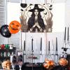 Magic Witch Witchcraft Bohemian Drawing print Event background banner hanging flag 70" x 35 Inch Indoor Outdoor Party Decoration view 2