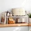 ENGENDER Kitchen Storage Rack Kitchen Cabinet Rack Kitchen Storage Rack Countertop Telescopic Storage Rack Kitchen Storage Rack Pot Rack Cookware Shelves(A) view 3
