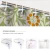MUKULING Rustic Shower Curtain William Morris Art Grafton Pattern Waterproof Washable Shower Curtain Toilet for Bathroom Bath Decor with Hooks W72xL84in view 4