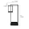 Umbrella Holder Stand Household Hotel Lobby Umbrella Rack Stand, Metal Umbrella Holder, Umbrella Bucket Storage Shelf for Canes, Walking Sticks, Long Umbrellas, Folding Umbrellas, Entryway, Home, Offi view 2