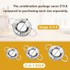 YMOXYI 3-in-1 Dumpling Maker, Pierogi Maker, and Empanada Maker Press, 304 Stainless Steel with 3 Sizes (4, 5, 6) for Homemade Dumplings, Pastries and view 2