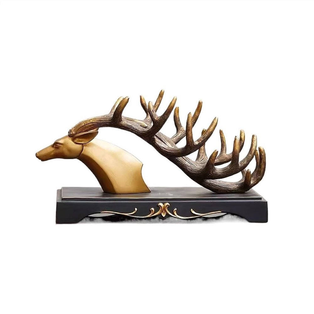 AEYSD-456 Wine Rack Wine Rack Crafts Living Room Dining Table Partition Entryway Deer Ornament Home Decorations Wine Storage Organizer