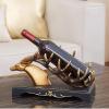 AEYSD-456 Wine Rack Wine Rack Crafts Living Room Dining Table Partition Entryway Deer Ornament Home Decorations Wine Storage Organizer view 4