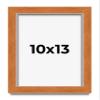 10x13 Frame Brown Honey Pecan Solid Wood Picture Frame | 1.2 Inch Moulding Width | 0.5 Inch Rabbet Depth | Hamilton Collection | with UV Acrylic Plexiglass, Foam Board Backing & Hanging Hardware view 1