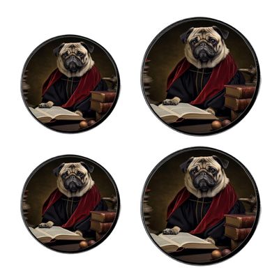 DogBook Set of 4 Stove Burner Covers - Premium Round Electric Stove Range Protectors,8 IN & 10 IN