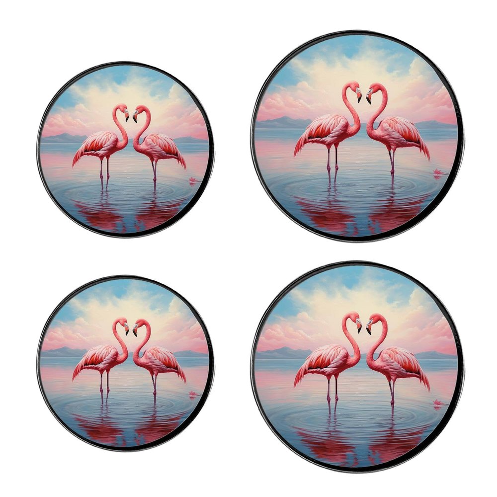 Sea Set of 4 Stove Burner Covers - Premium Round Electric Stove Range Protectors,8 IN & 10 IN